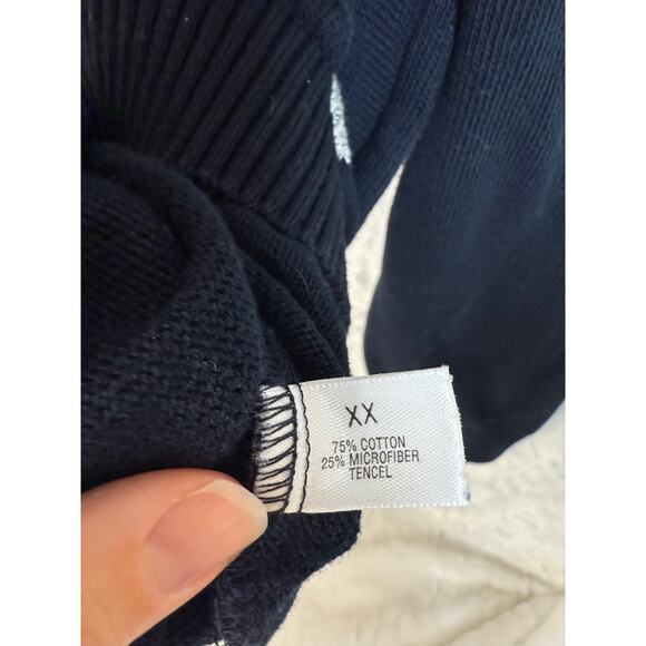 VTG 90s St. Croix V-neck Sweater Geometric 3D Knit Multicolor Grandpa Coogi XXL - Picture 4 of 10